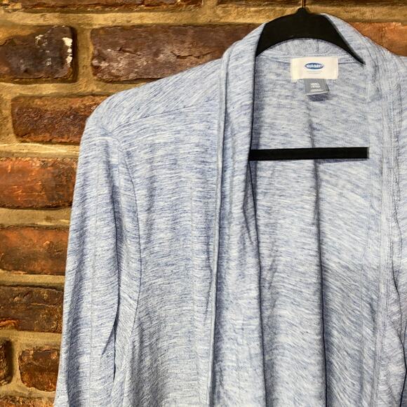 Old Navy Blue Void Gray Open Front Easy Cut Cardigan Sweater Women's Size XXL - Picture 2 of 7